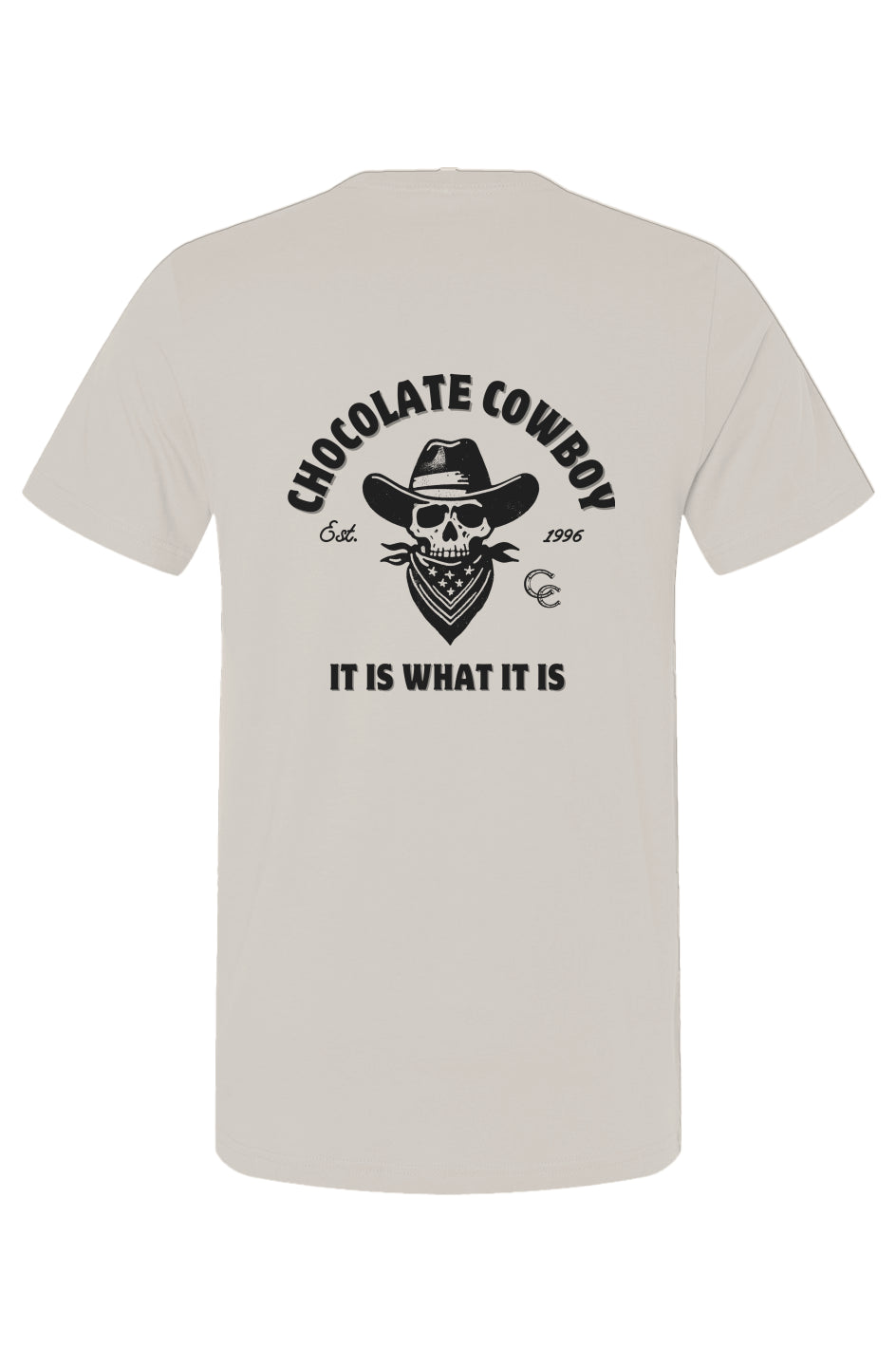 Chocolate Cowboy Skeleton Tee – &amp;quot;It Is What It Is&amp;quot;